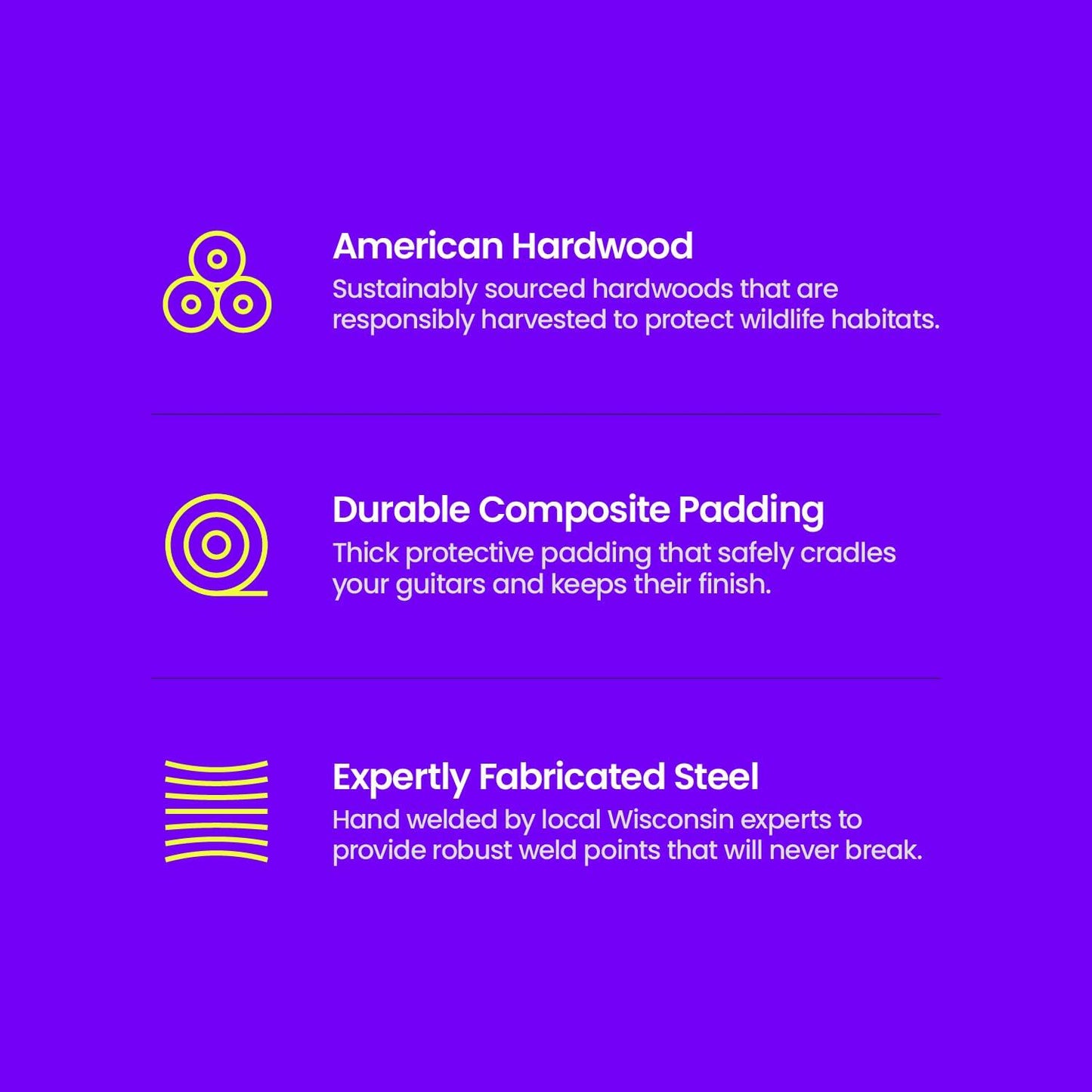 String Swing CC01K-BW Guitar Hanger and Guitar Wall Mount Bracket Holder for Acoustic and Electric Guitars Black Walnut