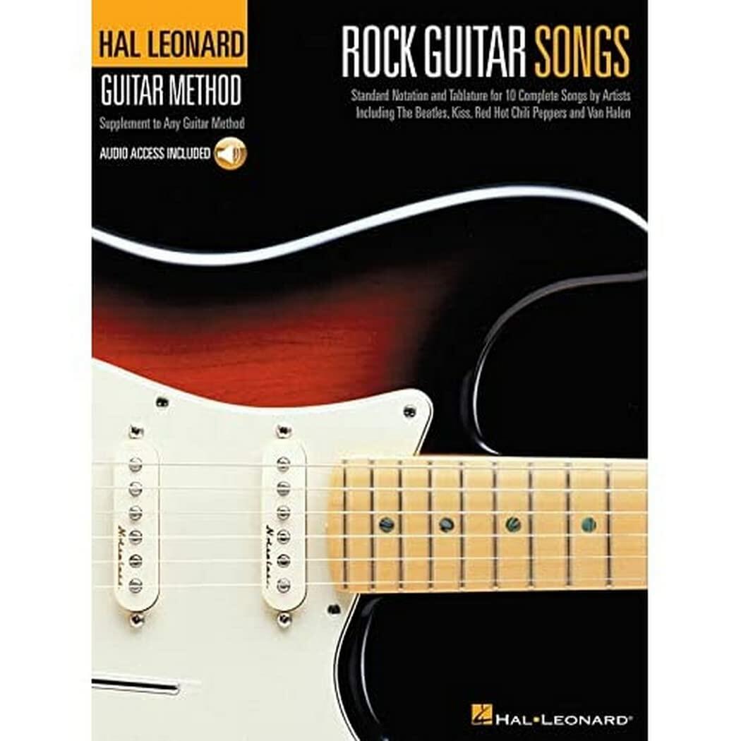 Rock Guitar Songs - Hal Leonard Guitar Method Book/Online Audio [Paperback] Hal Leonard Corp.