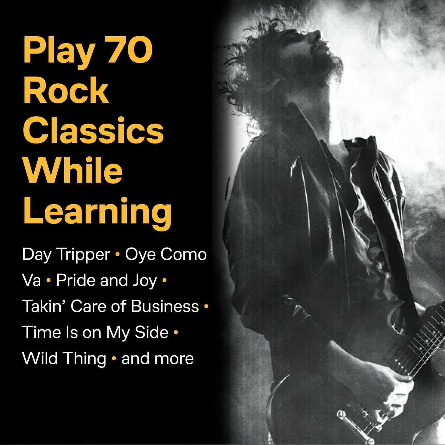 Hal Leonard Rock Guitar Method – Learn Rhythm and Lead Guitar | Step-by-Step Lessons with 70 Rock Songs, Riffs, Chords, and Techniques | Includes ... (Hal Leonard Guitar Method (Songbooks))