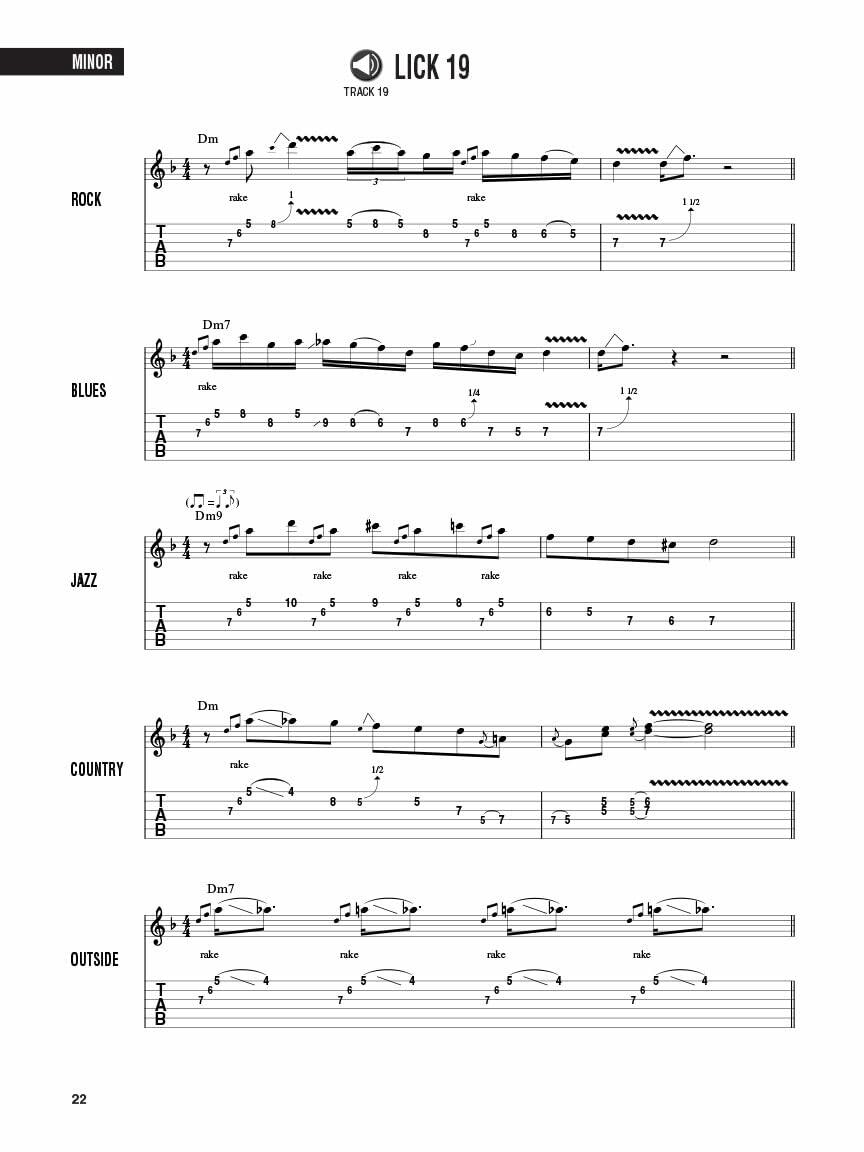 Lead Licks - Hal Leonard Guitar Method Book | Guitar Sheet Music and Songbook with Online Audio | 200 Licks for Rock Blues Jazz Country and Styles | Improvisation Practice Guide for Guitarists [Paperback] Koch, Greg