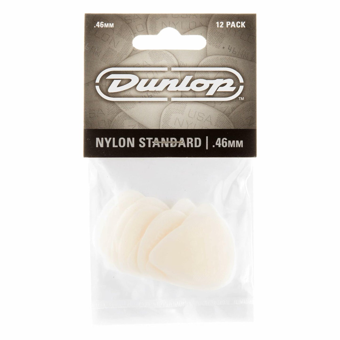 Dunlop 44 Plektren NYLON STANDARD cream 0.46 mm