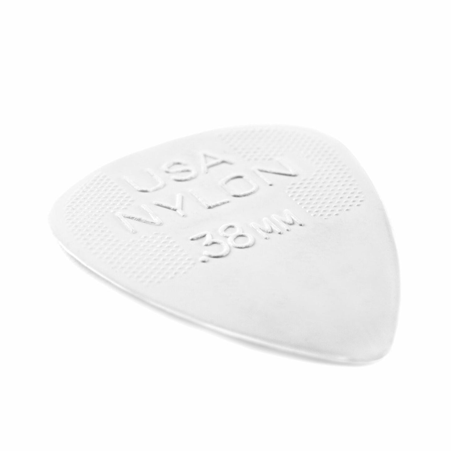 JIM DUNLOP 44P.38 Nylon Standard, White, .38mm, 12/Player's Pack
