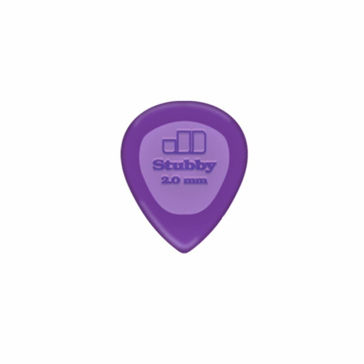 Dunlop Big Stubby®, Light Purple, 2.0mm, 24/Bag