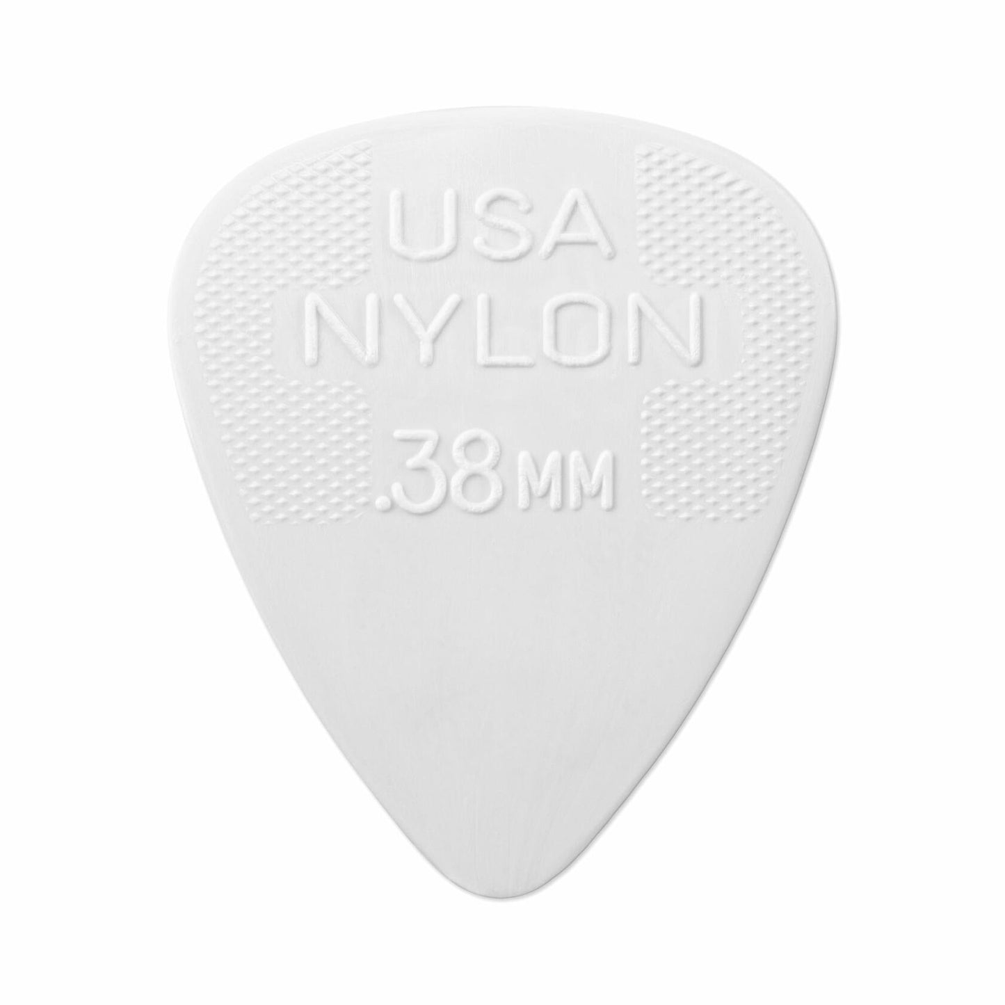 JIM DUNLOP 44P.38 Nylon Standard, White, .38mm, 12/Player's Pack