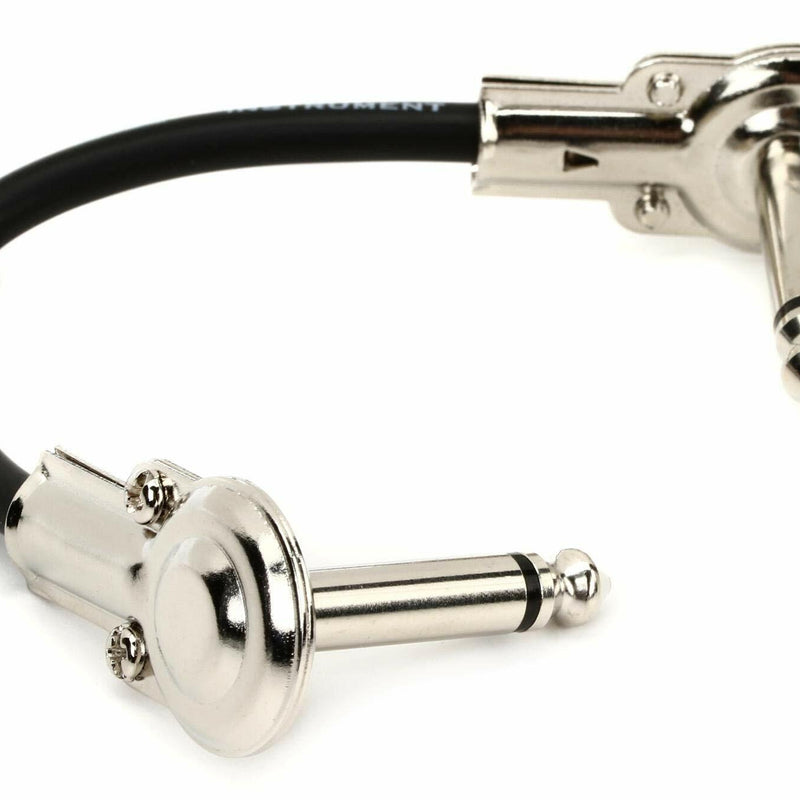 Hosa IRG-100.5 Guitar Patch Cable, Low-profile Right-angle to Same, 6 Inches