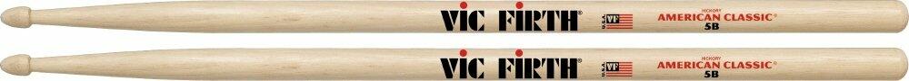 Vic FIrth - American Classic® Drumsticks 5B - American Hickory - Wood Tip