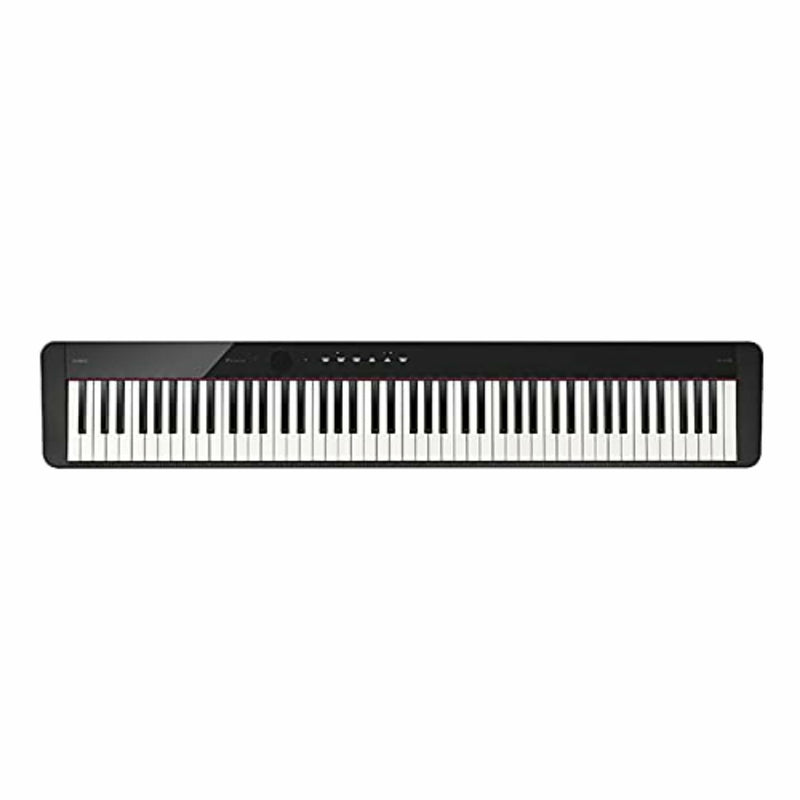 Casio Privia PX-S1100 – 88-Key Touch-Responsive Weighted Digital Piano | Ultra-Portable | Superior Sound | German Grand Tone, Bluetooth, Casio Music Space App | Gloss Black Finish