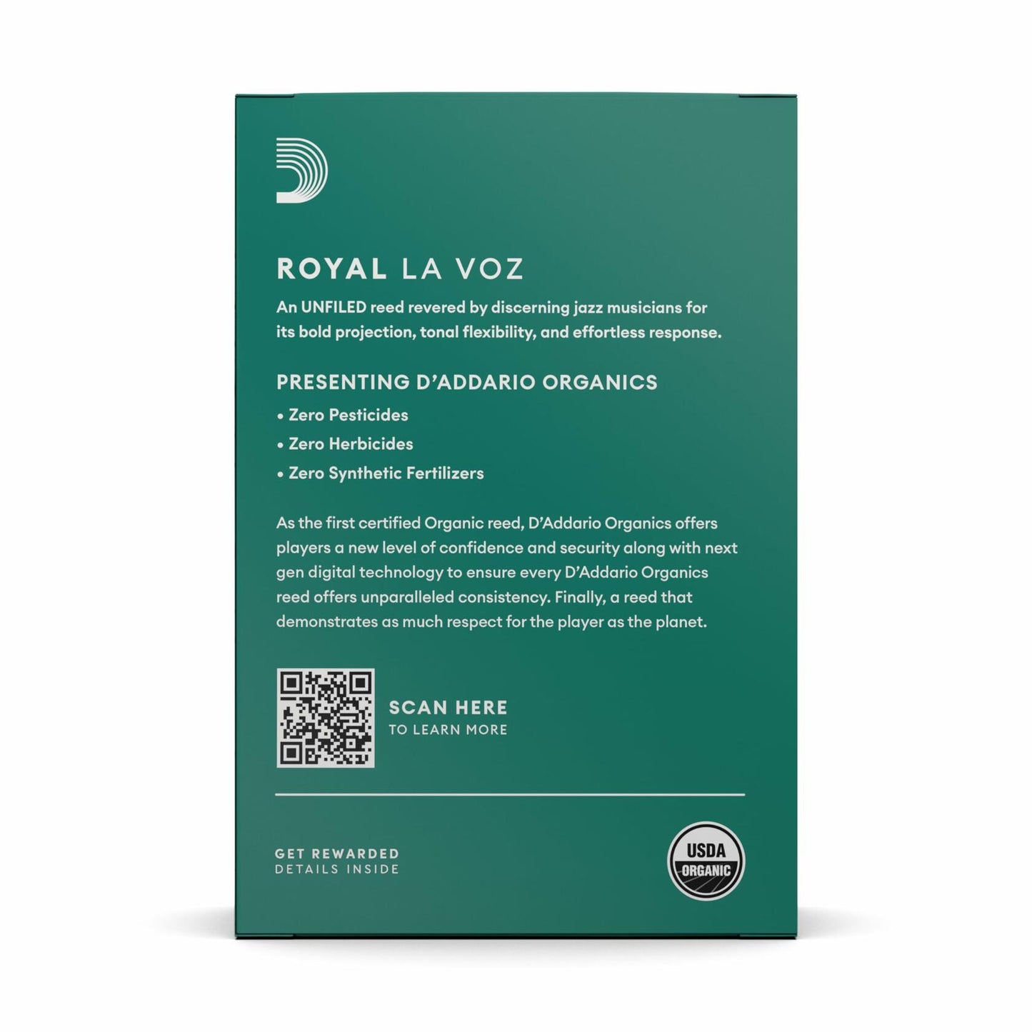 D'Addario La Voz Bb Clarinet Reeds, Strength Medium, 10-pack - RCC10MD