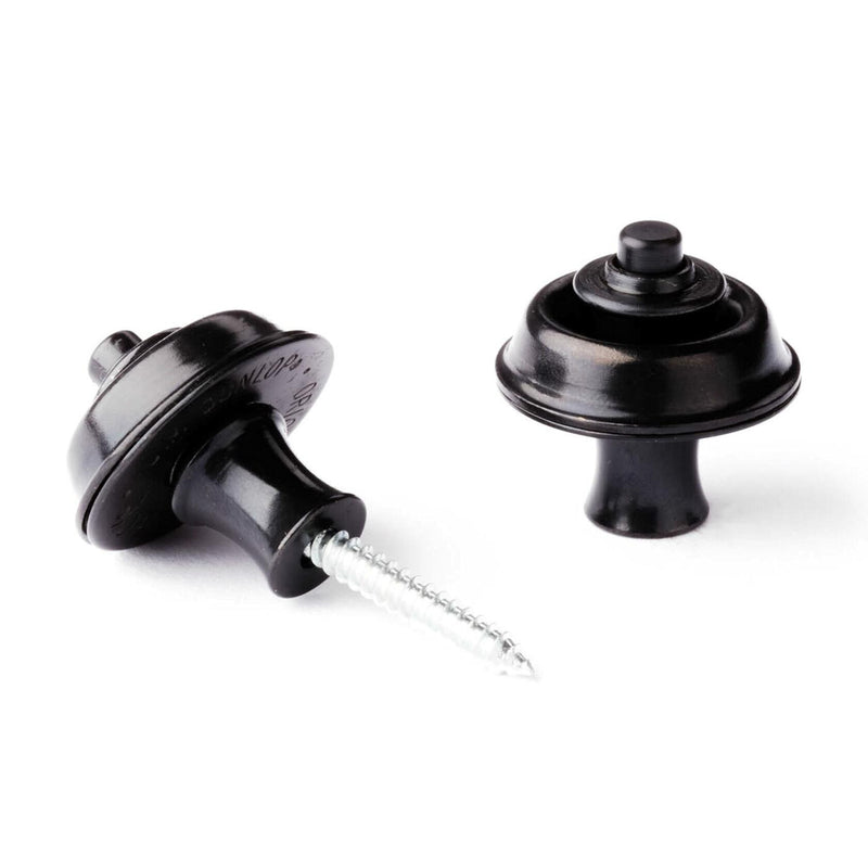 Dunlop SLS1103BK Straplok® Original Strap Retainer System, Black