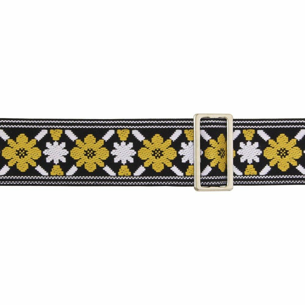 Ace Vintage Reissue Guitar Strap by D’Andrea – Vintage Rock Style – Adjustable – Fits Electric, Acoustic & Bass