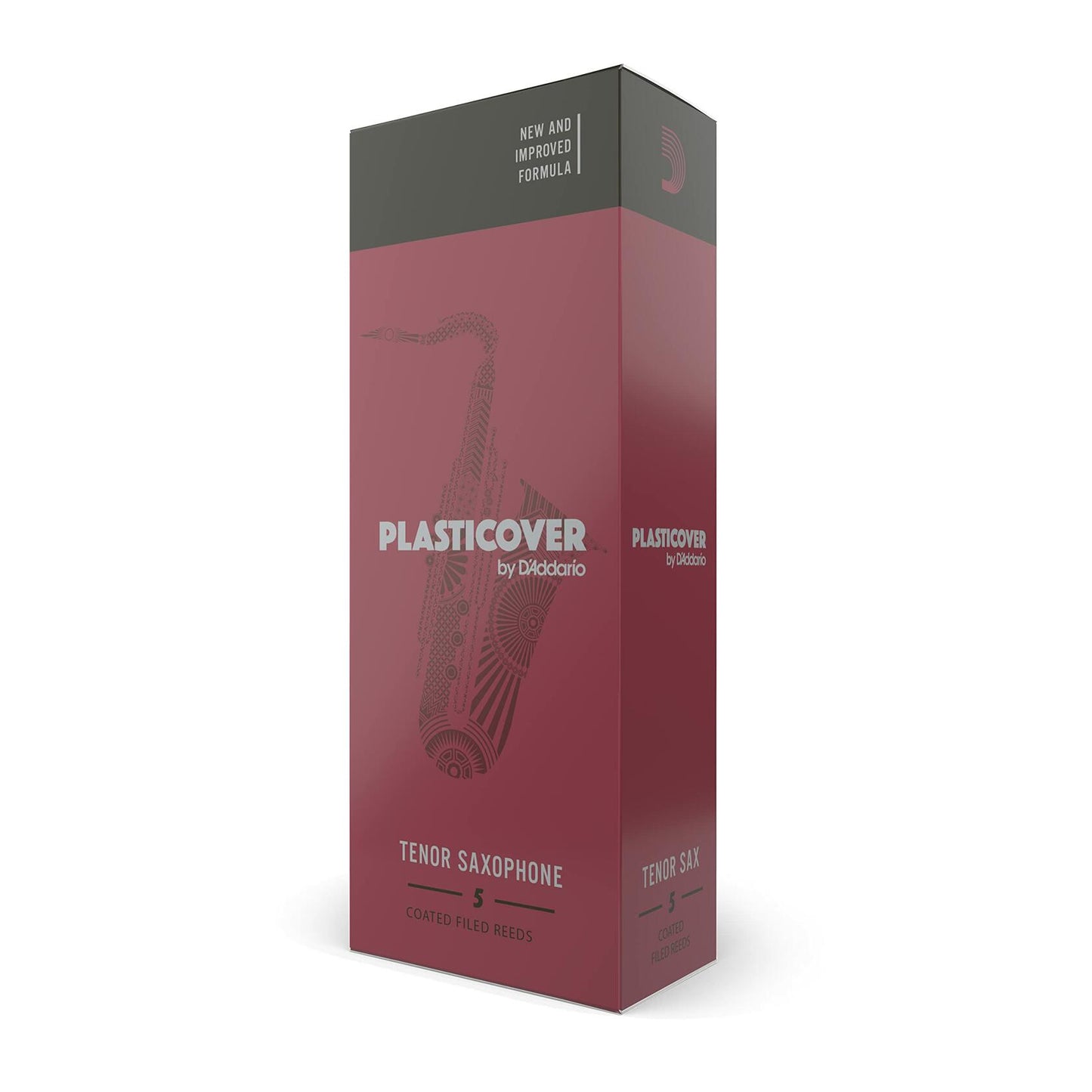 D'Addario Rico Plasticover Tenor Saxophone Reeds - Tenor Sax Reeds, Strength 3.0, 5-pack
