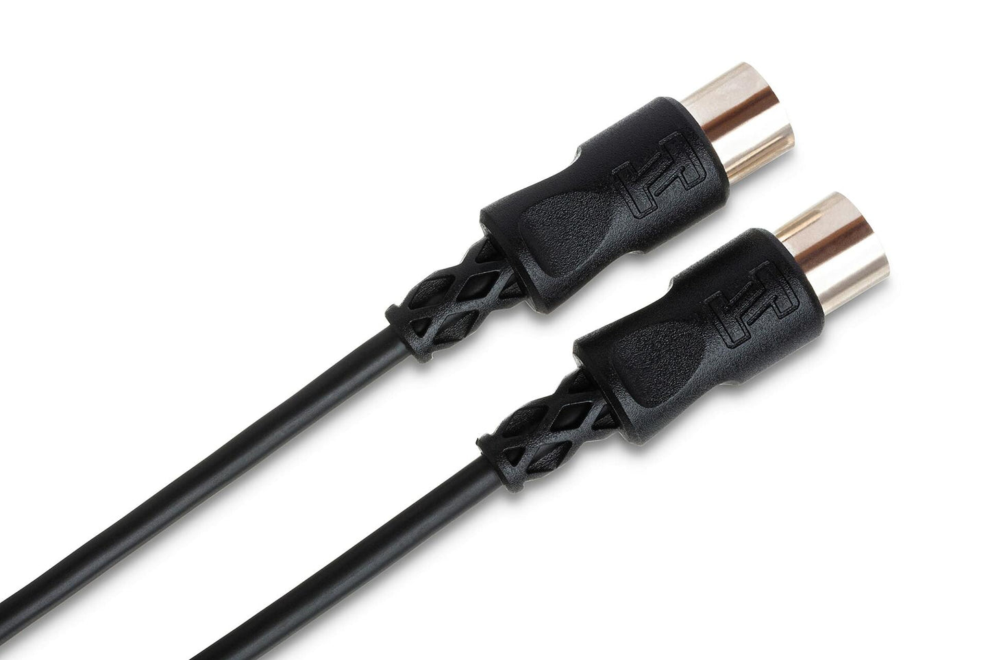 Hosa MID-315BK 5-pin DIN to 5-pin DIN MIDI Cable, 15 Feet