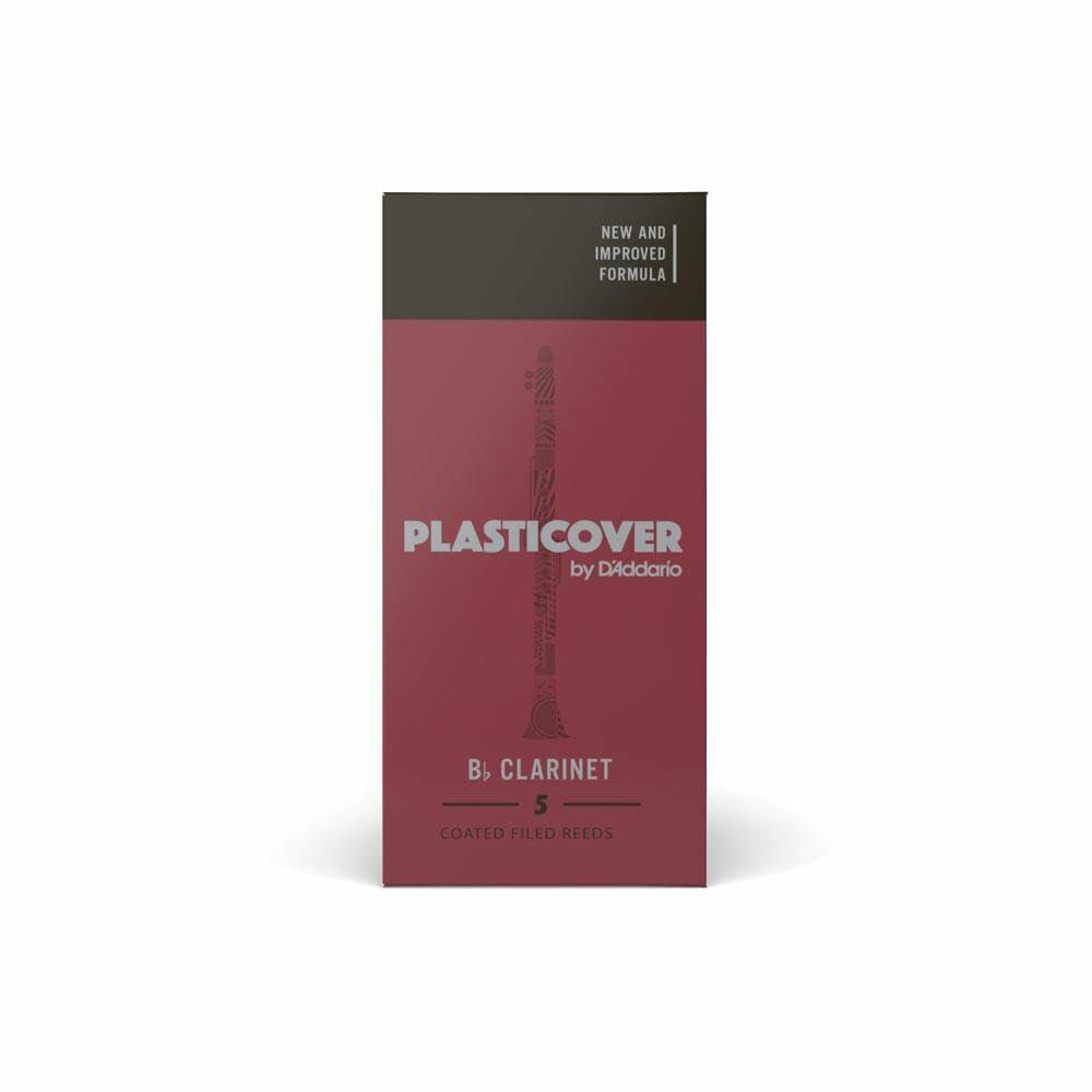 Rico Plasticover Bb Clarinet Reeds, Strength 3.5, 5-pack (RRP05BCL350)