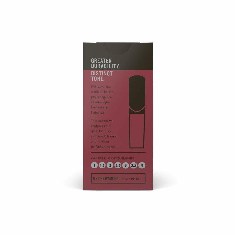 Rico Plasticover Bb Clarinet Reeds, Strength 3.5, 5-pack (RRP05BCL350)