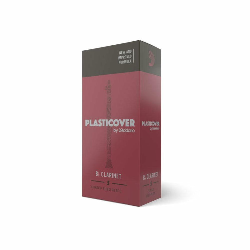 Rico Plasticover Bb Clarinet Reeds, Strength 3.5, 5-pack (RRP05BCL350)