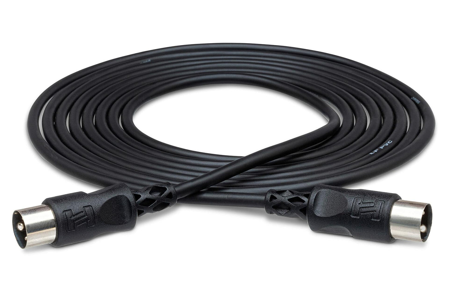 Hosa MID-310BK MIDI Cable, 5-pin DIN to Same, 10 Feet