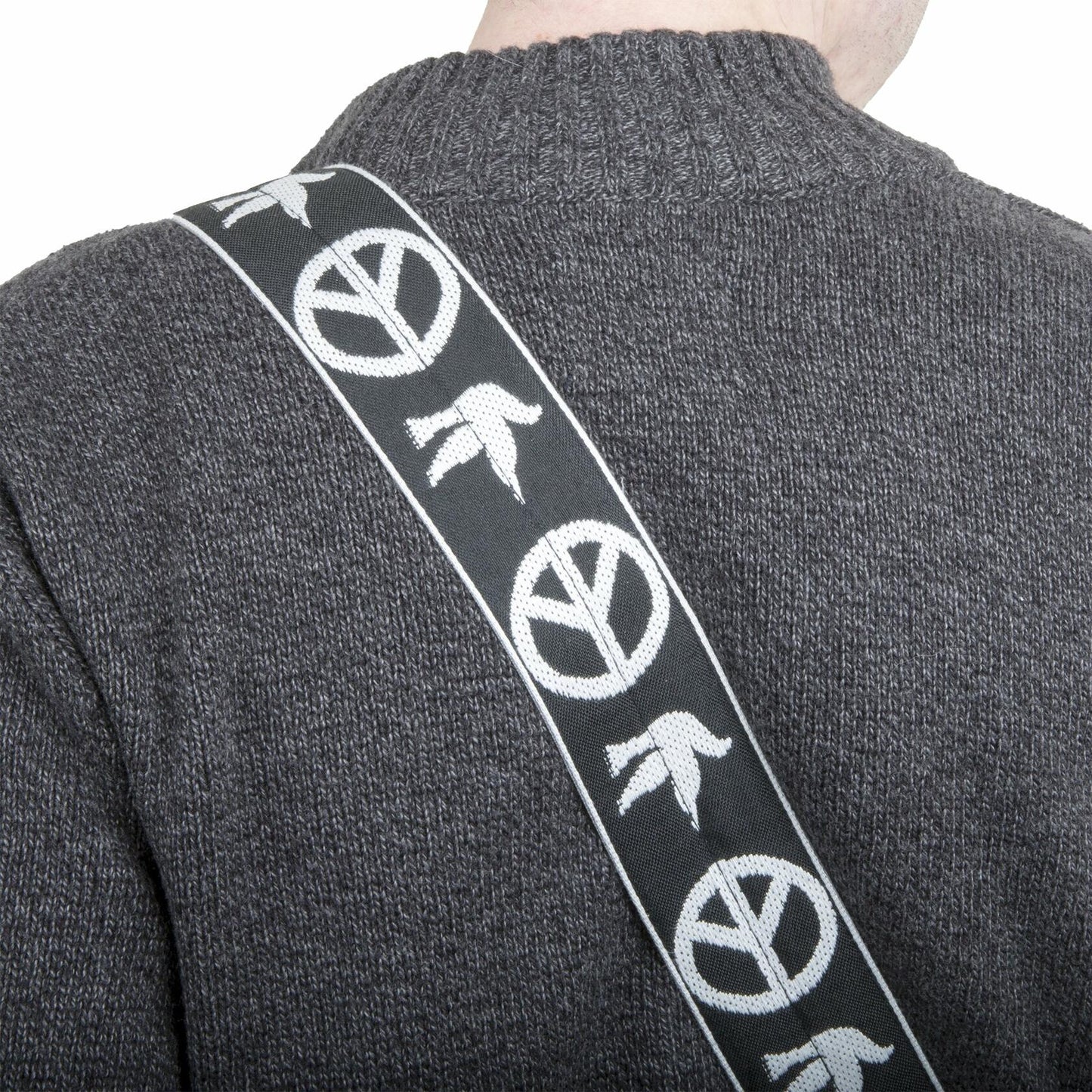 Ace Vintage Reissue Straps by D’Andrea USA - Peace-Dove (Black)