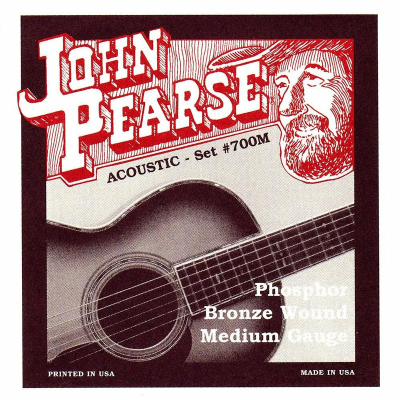 John Pearse 700M Phosphor Bronze Acoustic Guitar Strings