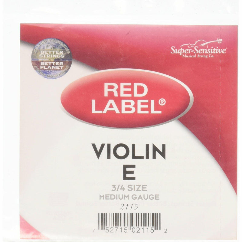 Super Sensitive 2115 Coated Steel Violin Strings, Custom