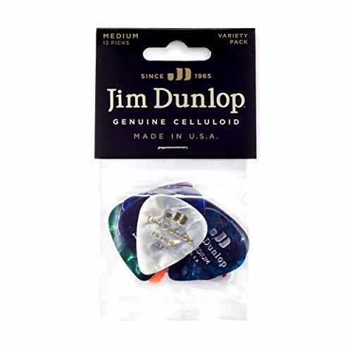 Jim Dunlop Celluloid Pick Medium Variety Pack - 12 Pack