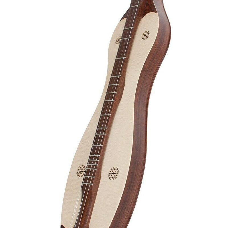 Roosebeck Grace Mountain Dulcimer 4-String Vaulted Fretboard Spruce Knotwork *Blemished