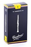 Vandoren Bb Clarinet Traditional Reeds Strength #4; Box of 10