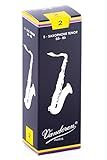 Vandoren Tenor Sax Traditional Reeds Strength #2; Box of 5